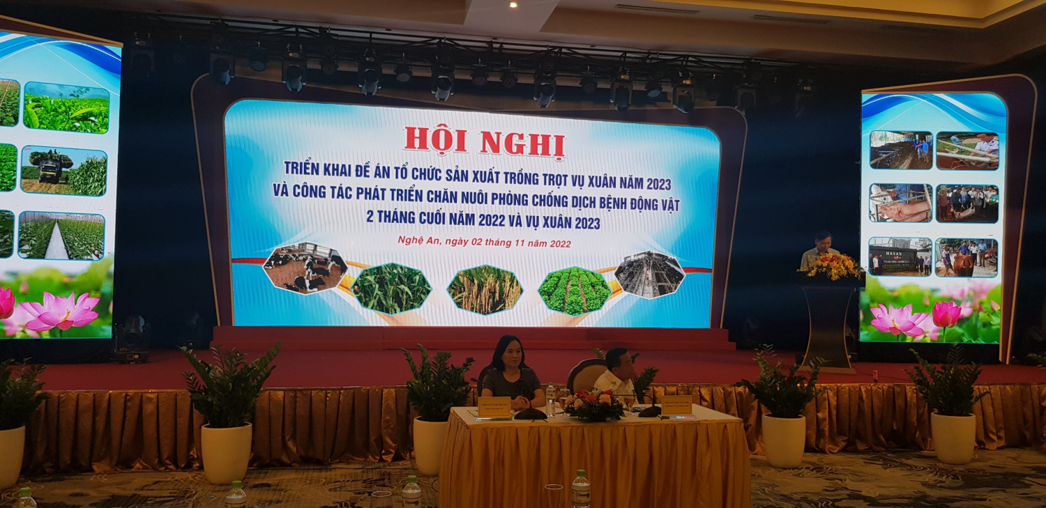 Nghệ An: Hội nghị triển khai công tác phát triển chăn nuôi và phòng chống dịch bệnh động vật.
